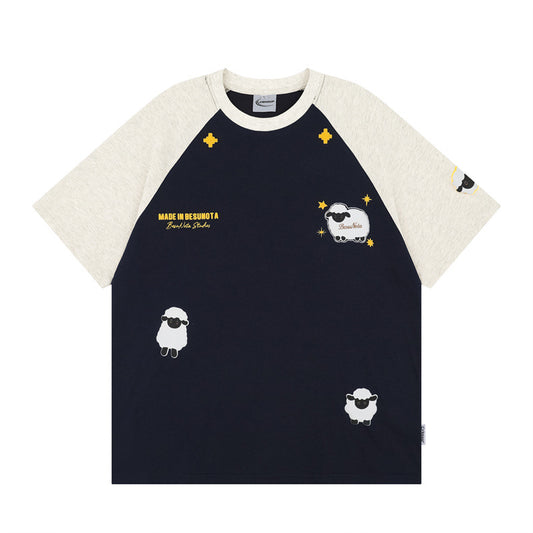 Camisetas streetwear Summer Vintage Casual Loose Short Sleeve T-Shirt