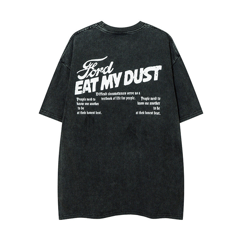 Hip hop shirt cartoon car short sleeve t-shirt