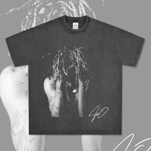 New york hip hop shop hip hop XXX Tentacion print short sleeve t-shirt