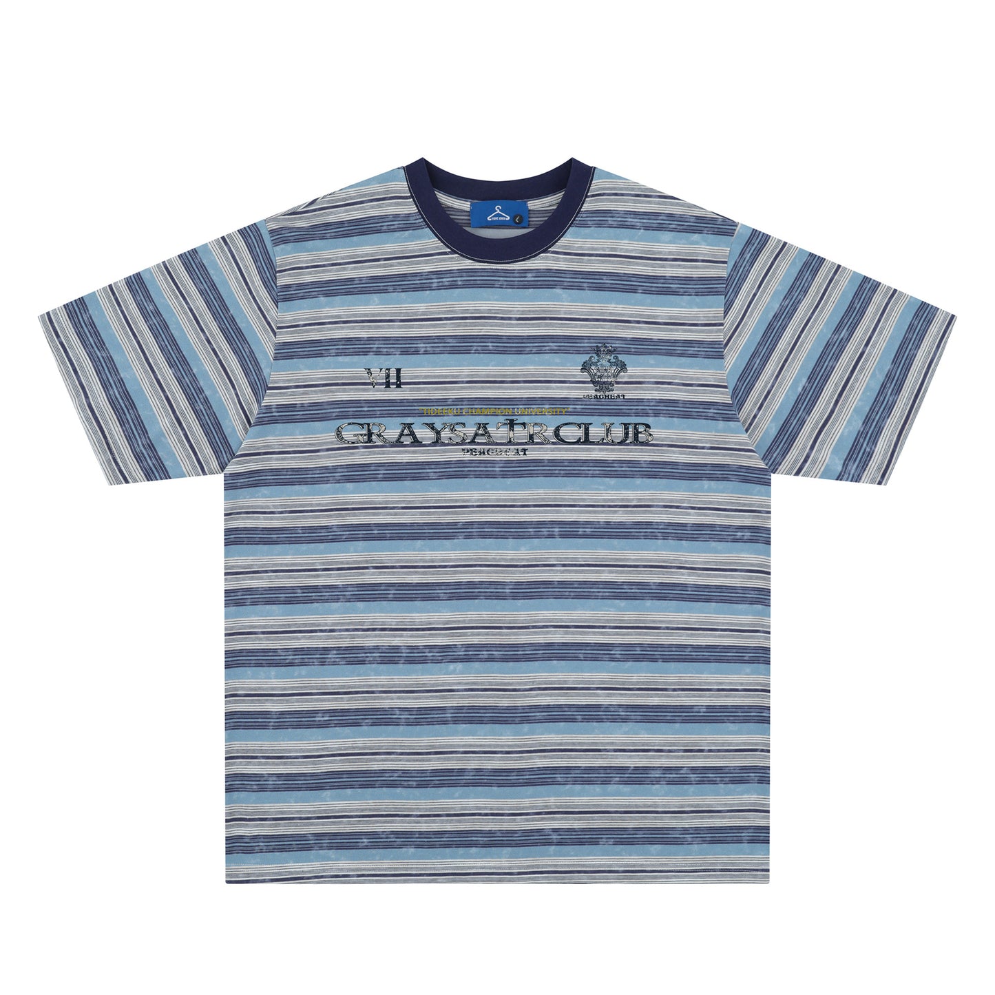 Vintage tarz t shirt vintage old striped short sleeve t-shirt top