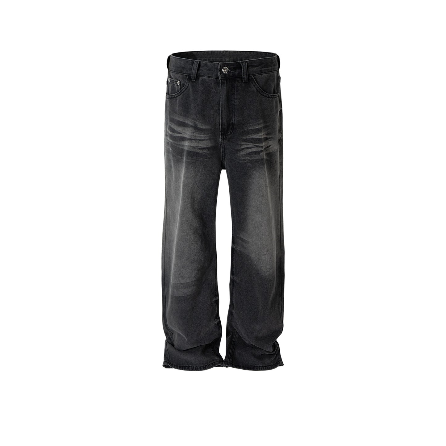 Rock Revival Jeans Vintage Trousers Straight Wide-Footed Jeans
