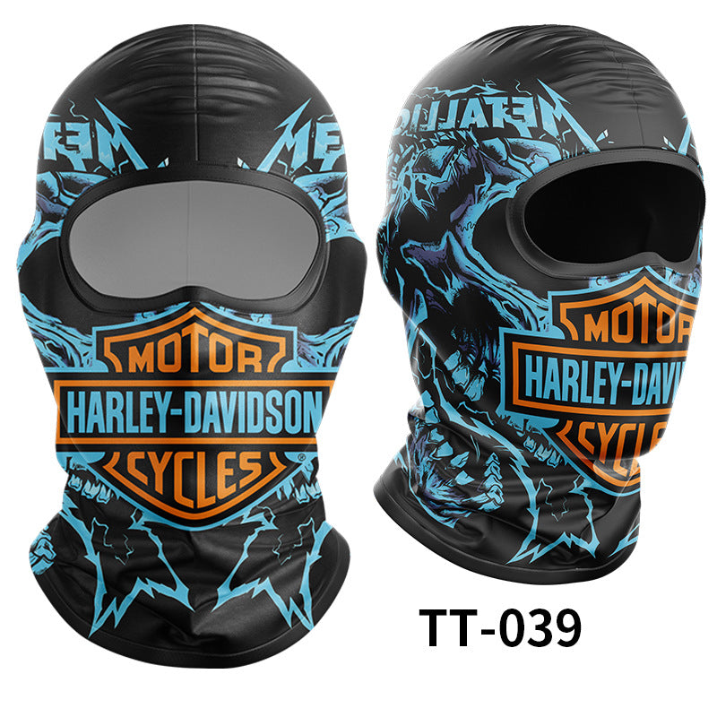 Cycling Windproof Hood Ice Silk Full Face Sunscreen