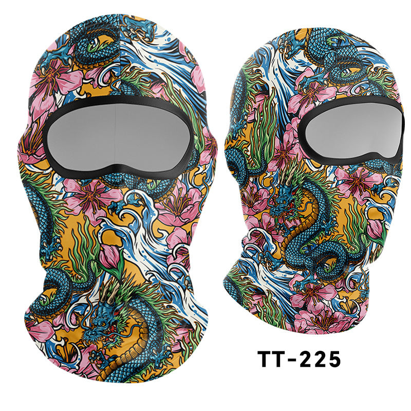 Cycling Windproof Hood Sunscreen Ice Silk Headgear