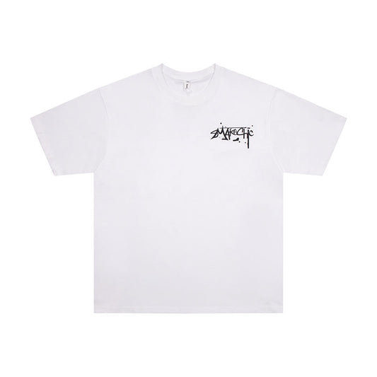 Vintage Tišö Rt Poker Printed Short Sleeve T-Shirt Summer Oversize