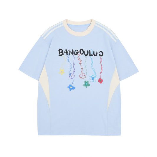 Nyc T Shirt Summer Crew Neck Short Sleeve T-Shirt Loose Casual Top