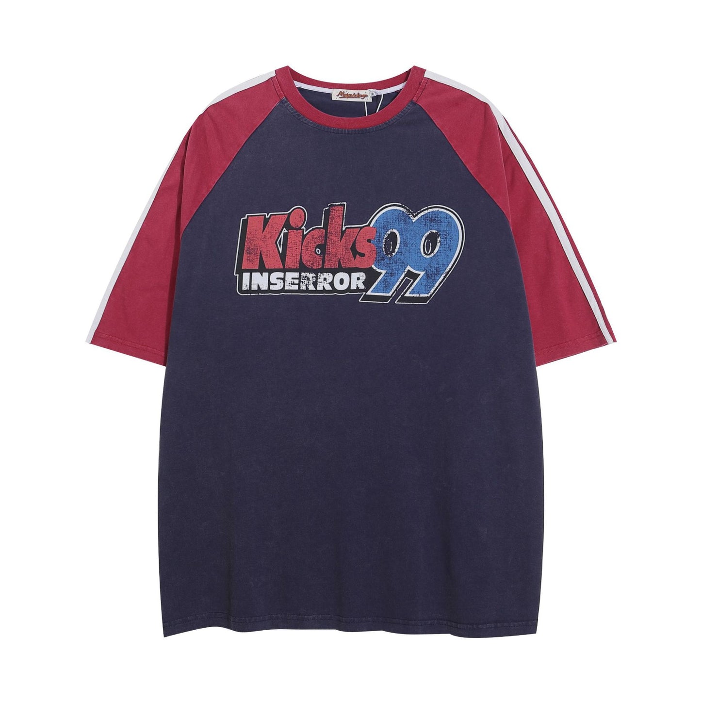 Hip Hop Clothing T-Shirt Loose Vintage Short Sleeve