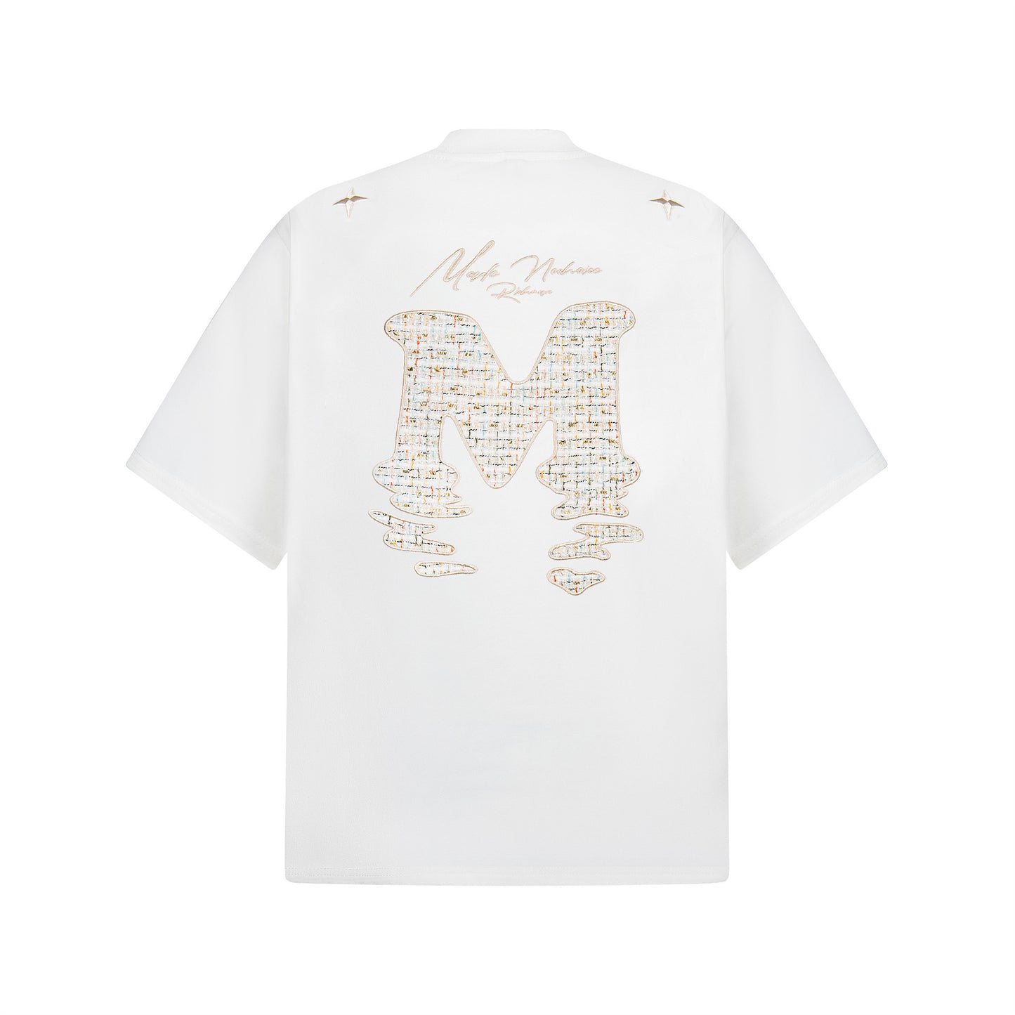 Hip hop shirt summer vintage embroidered t-shirt short sleeve