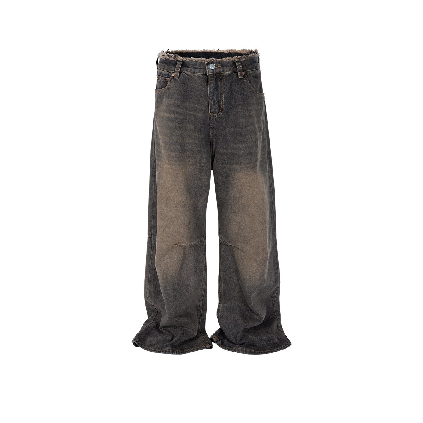 Rock Revival Jeans Old Straight Jeans Loose Casual Wide Leg Pants