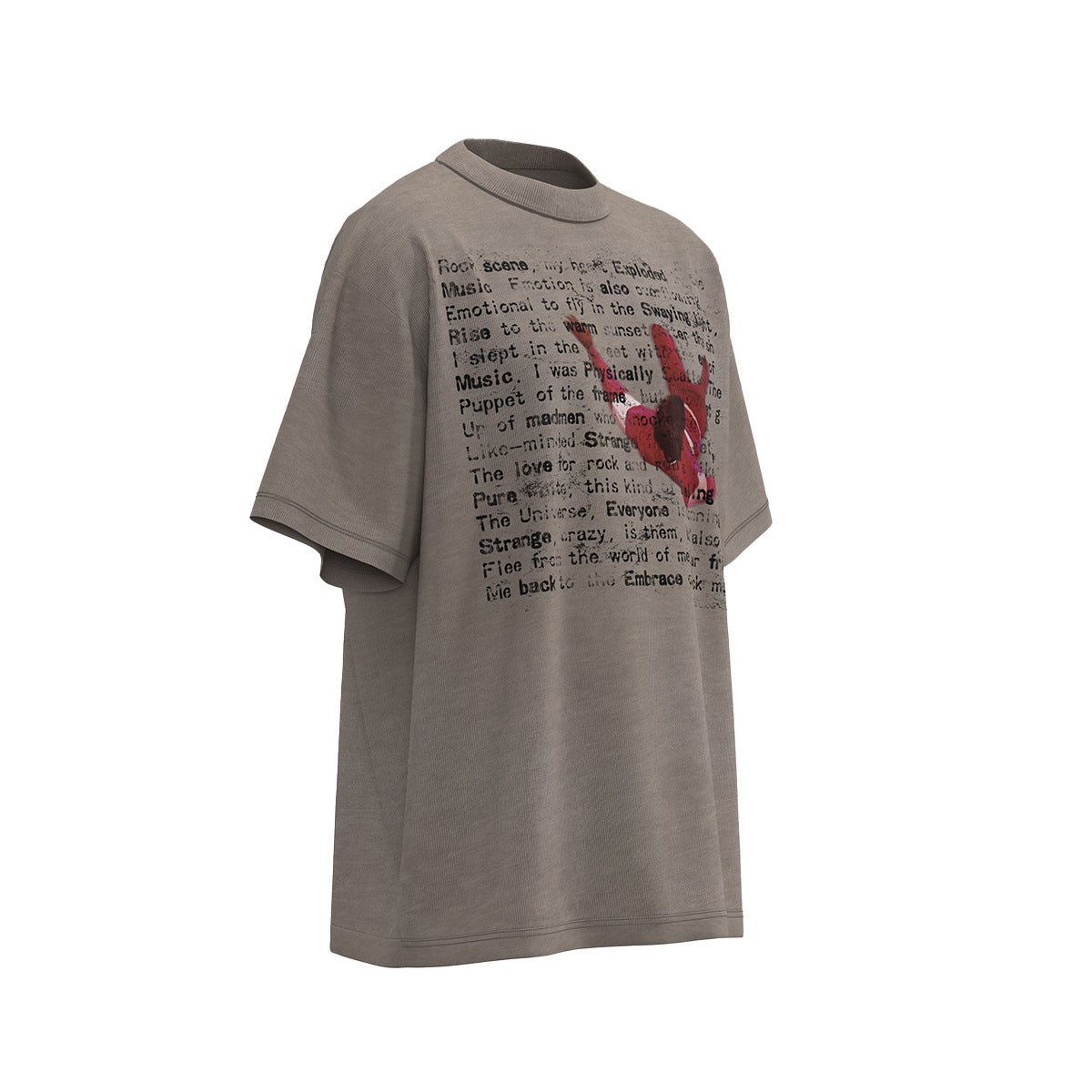 Hip Hop Clothing Summer Hip Hop Character Print T-Shirt