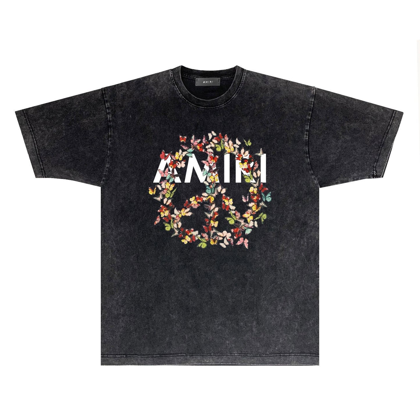 Amiri T-Shirt Distressed Retro Short Sleeve T-shirt