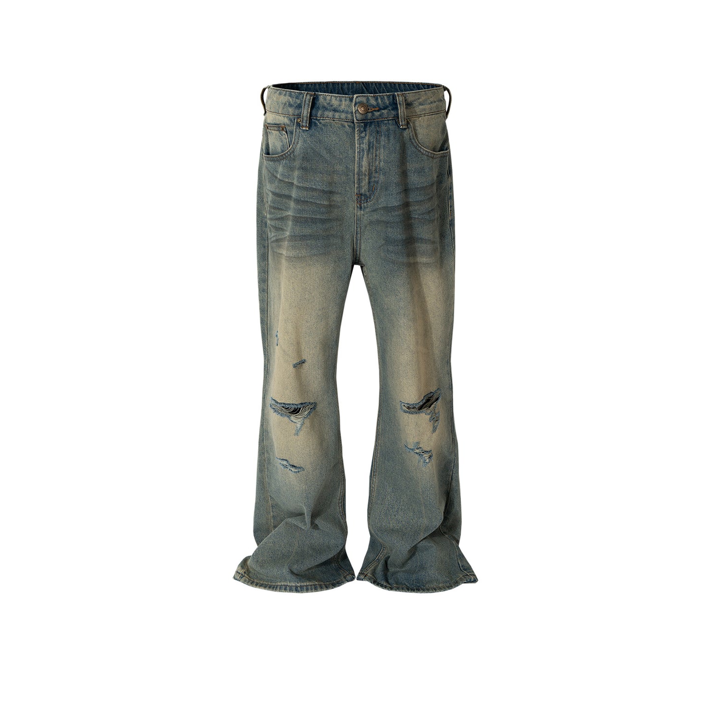 Rock Revival Jeans Washed Old Trousers Ripped Jeans
