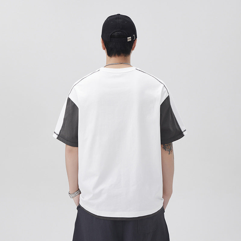 Mens T-shirts Summer Loose Short Sleeves