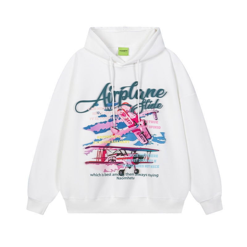 Vice streetwear vintage fall loose casual hoodie hoodie