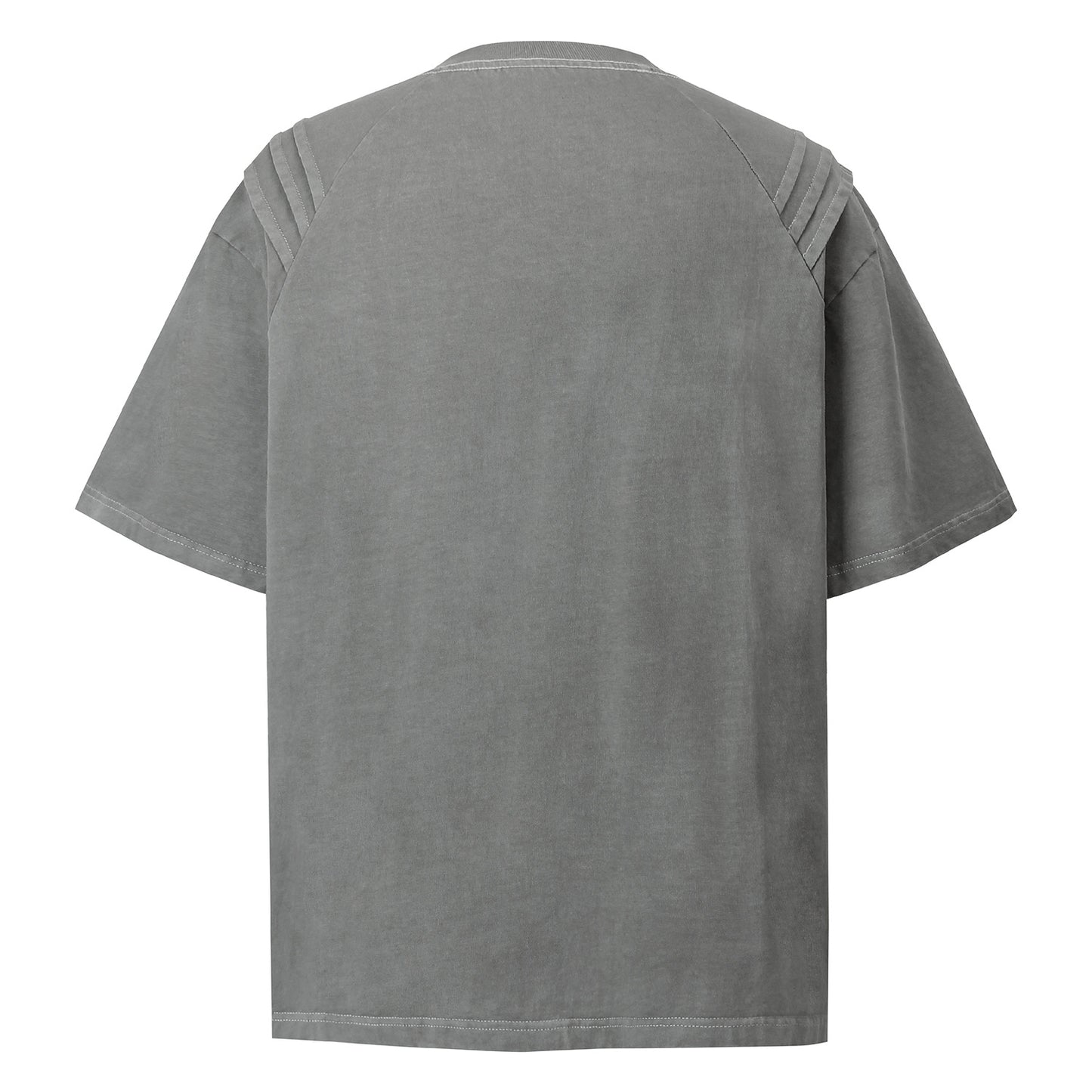 Unisex T-shirts Summer Men's Wash Short Sleeve T-Shirt