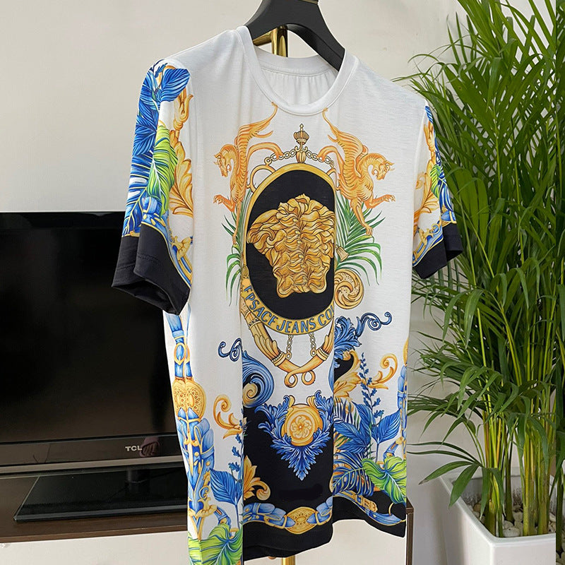 East Coast Shirts Spring/Summer Digital Print Casual Men's Short Sleeve T-Shirt