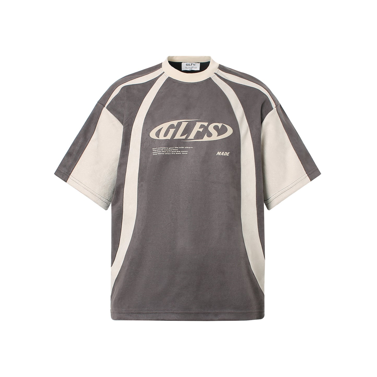 Vintage tarz t shirt loose casual alphabet print short sleeve t-shirt