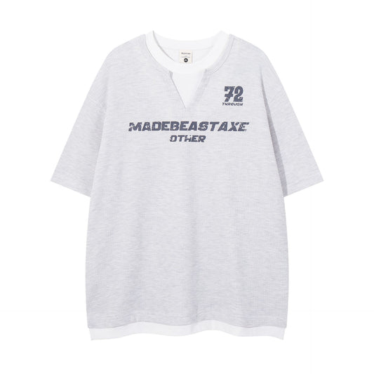 Hustle vintage summer short sleeve t-shirt