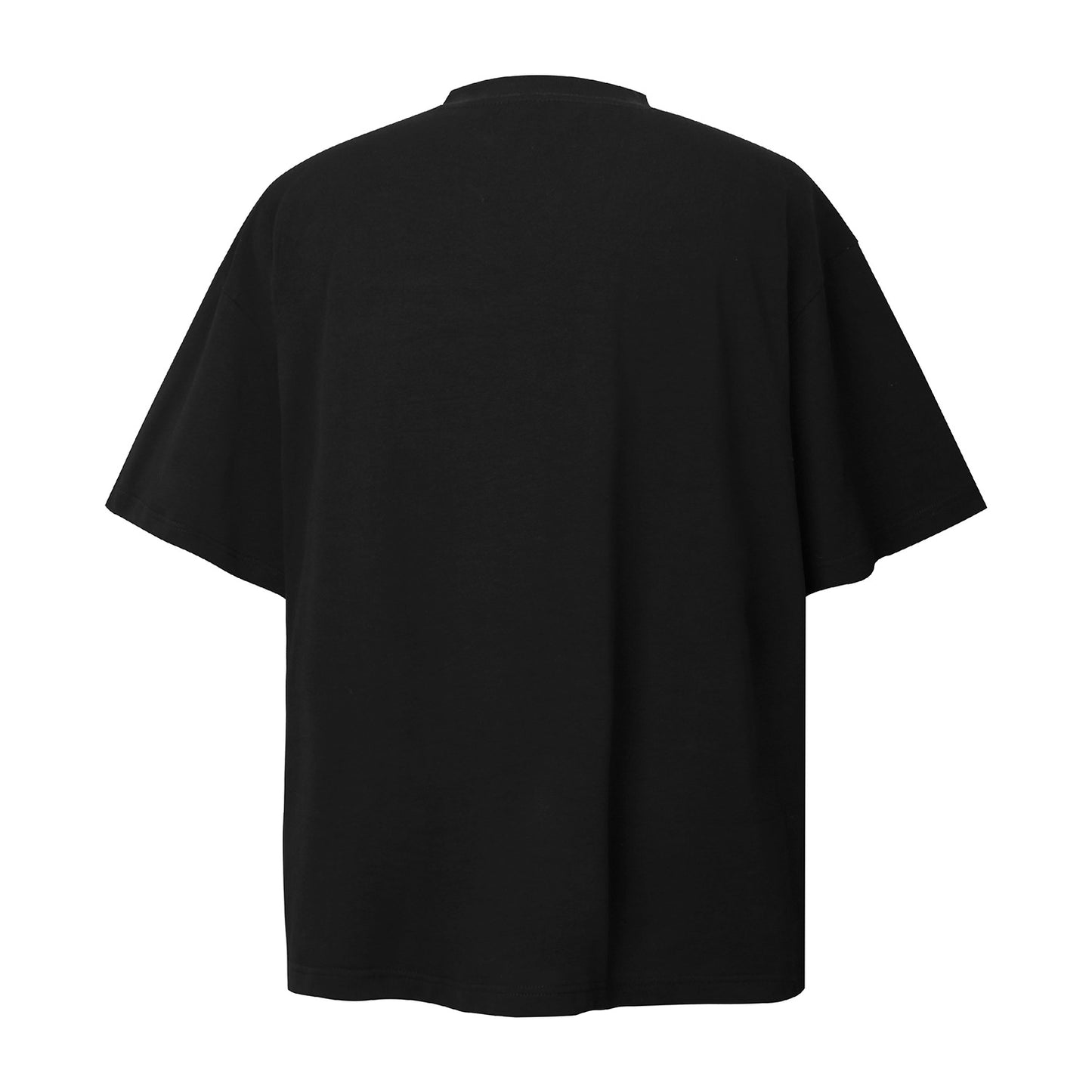 Unisex T-shirts Summer Patch Men's Loose Embroidery Short Sleeve T-Shirt