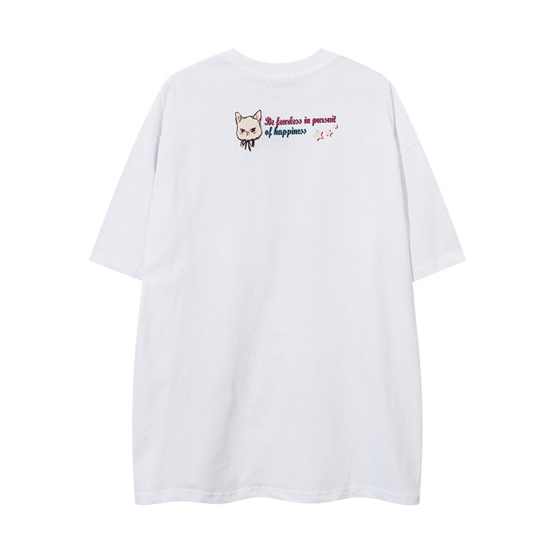 Nyc 1990 Shirt Crew Neck Short Sleeve T-Shirt Hip Hop oversize