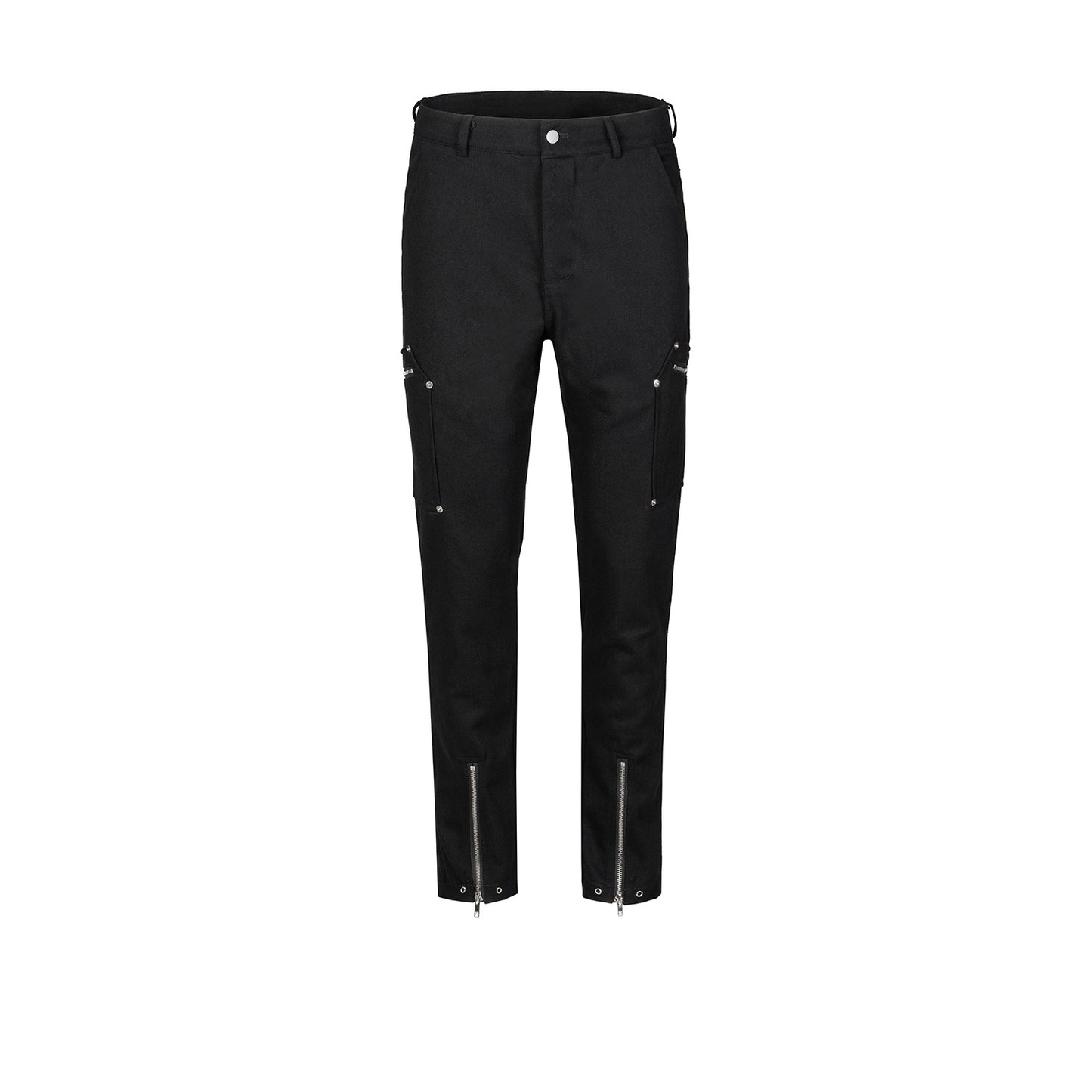 Rock Revival Jeans Hip Hop Zip Pants Long Pants Slim-Fit Casual Pants