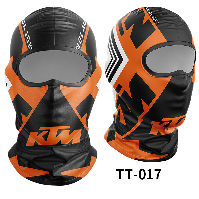 Cycling Windproof Hood Ice Silk Full Face Sunscreen