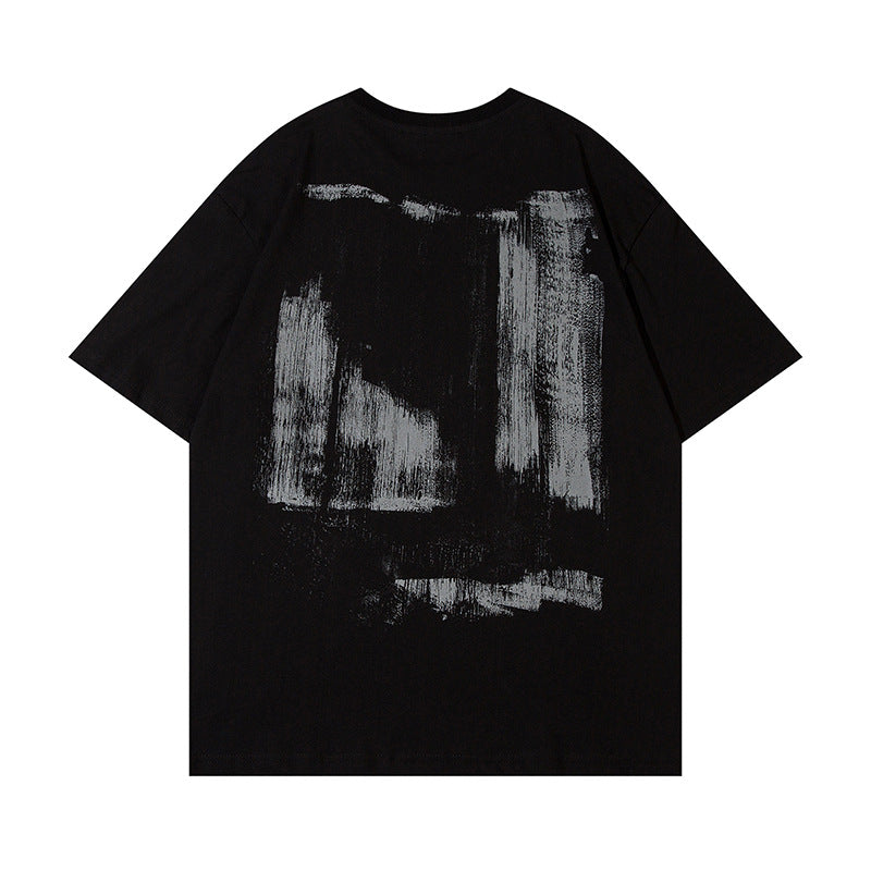 US drip outfits Summer Vintage Casual Loose Short Sleeve T-Shirts