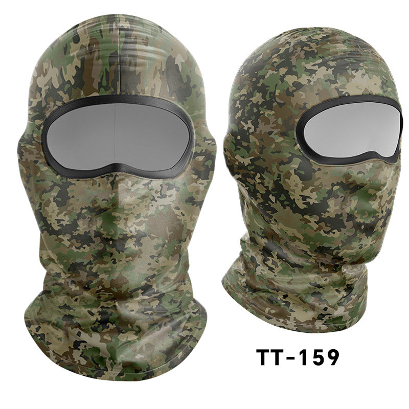 Cycling Windproof Hood Dust and Sun Protection Summer Camouflage Mask