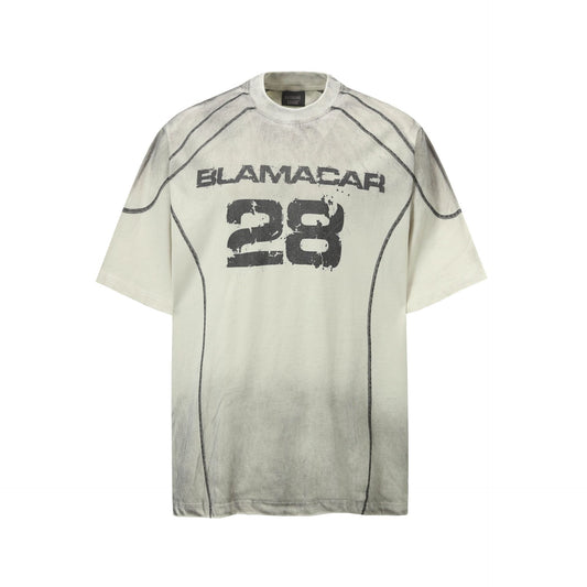 Hustle vintage summer short sleeve t-shirt