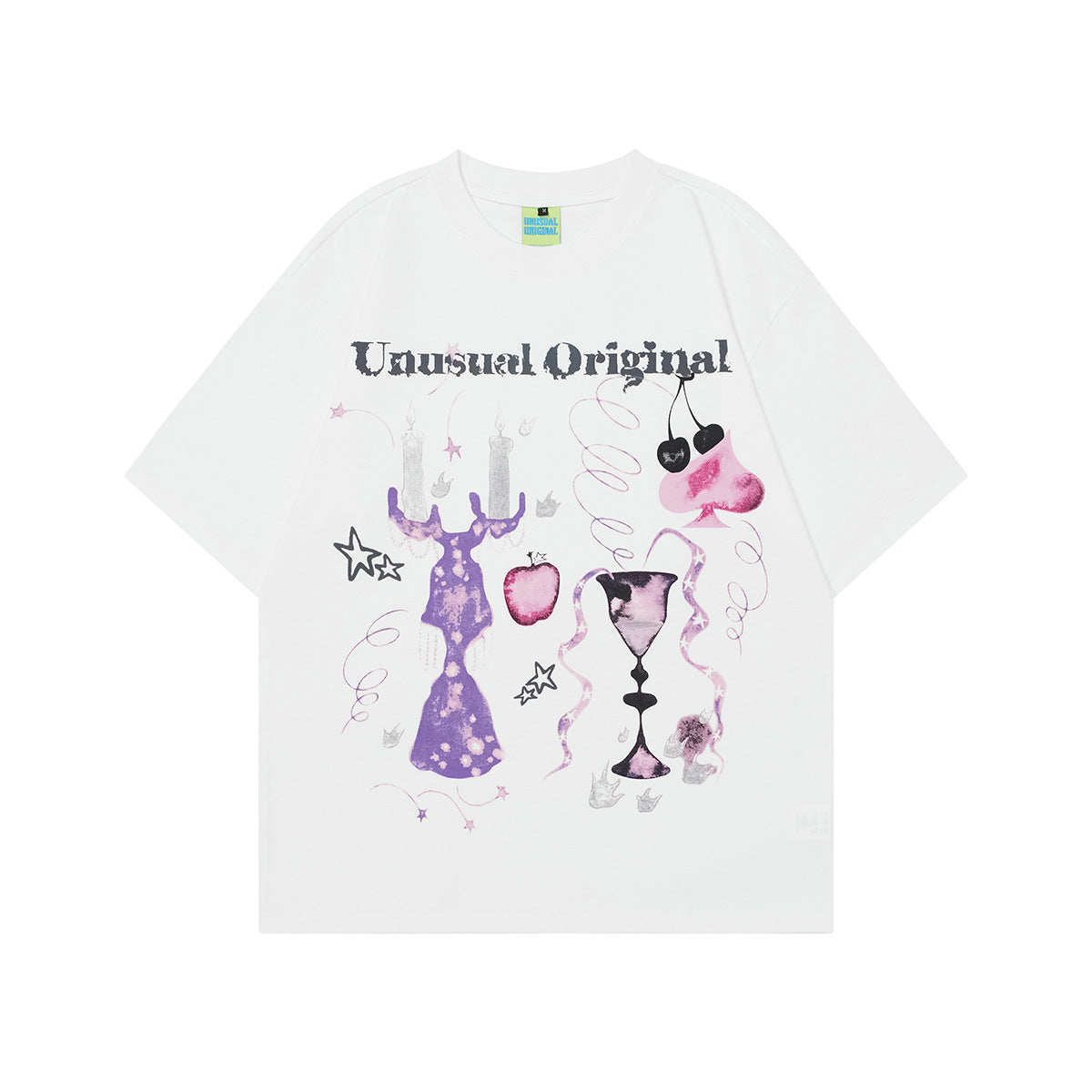 90s West Coast Hip Hop Fashion T Shirts Graffiti Print Short Sleeve T-Shirts