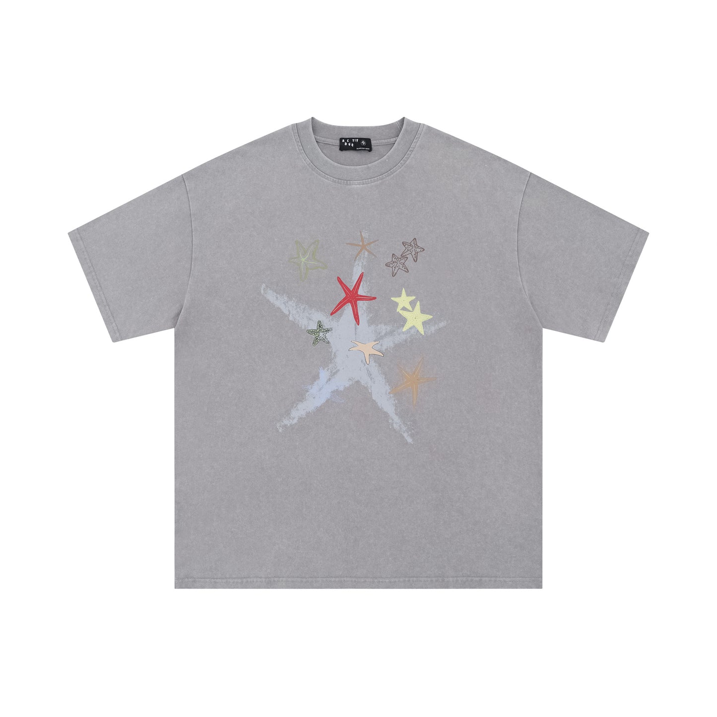 US drip outfits Summer Vintage Casual Loose Short Sleeve T-Shirts