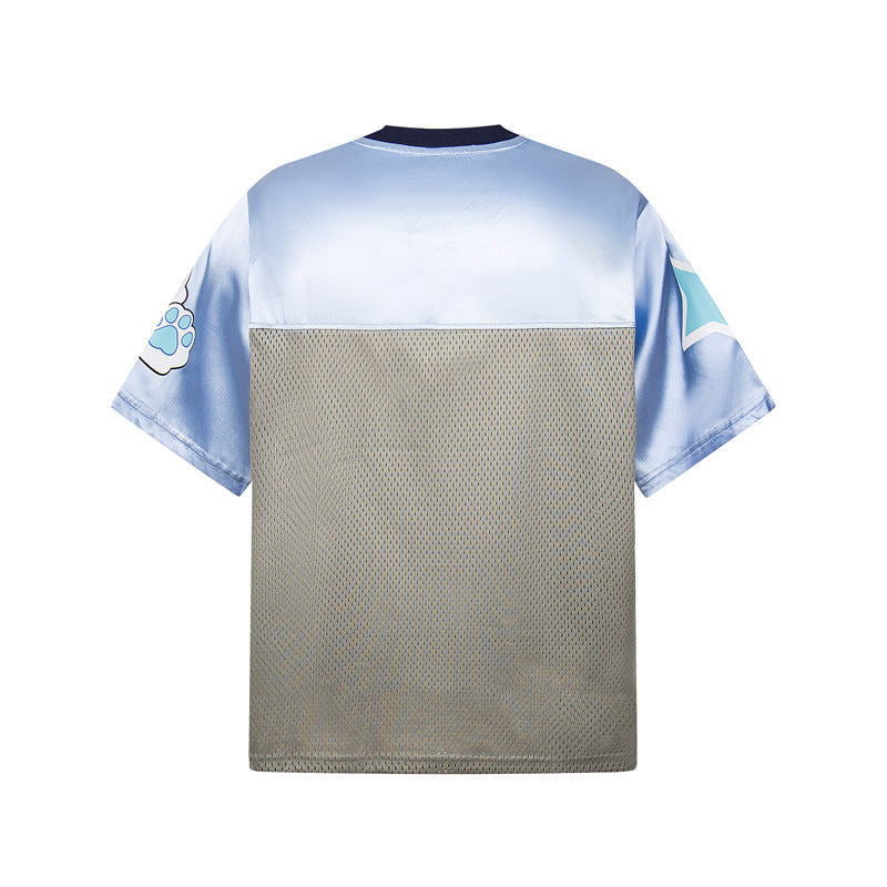 Hip Hop Shirts For Boys Vintage V Summer Quick Drying Loose Casual Sports Short Sleeve T-Shirt