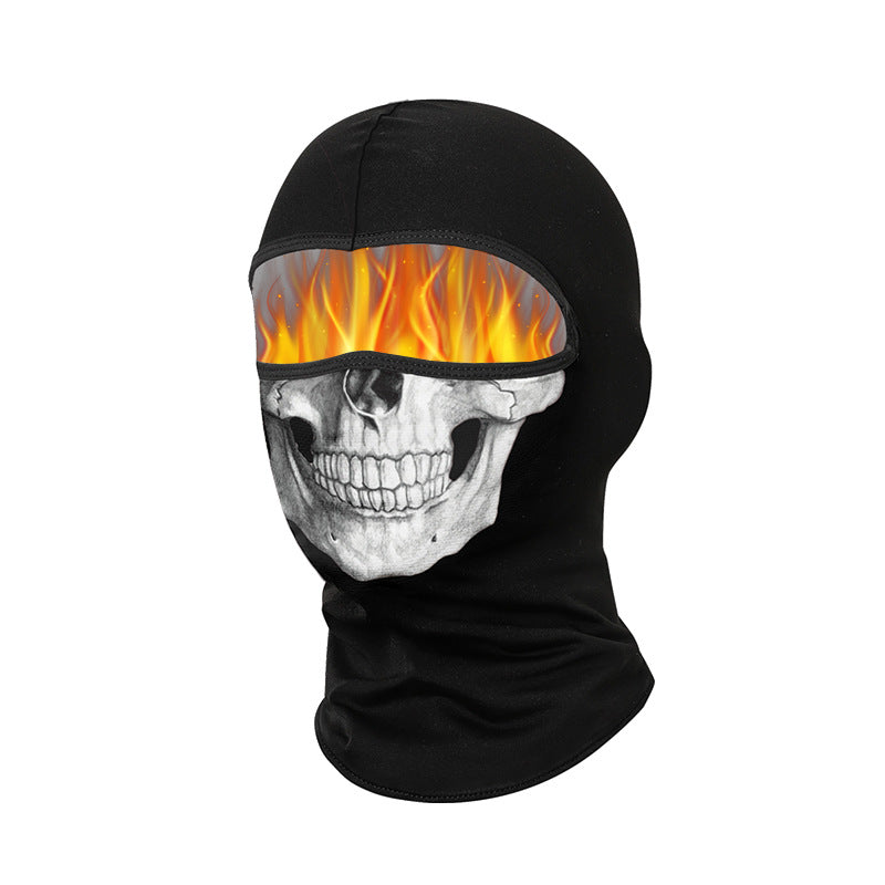 Cycling Windproof Hood Windproof Warm Fleece Autumn and Winter Breathable Men's