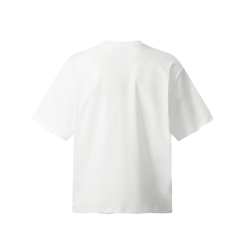 Hip hop shirt retro cleanfit slogan short sleeve t-shirt