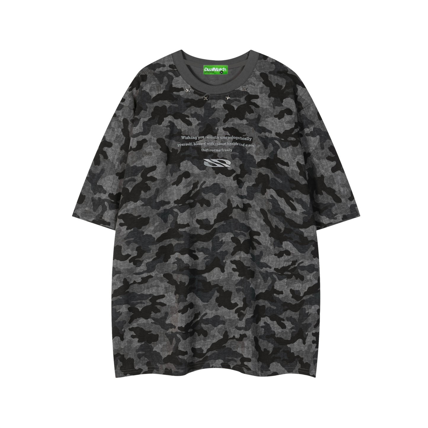 Vintage tarz t-shirt embroidered short-sleeved t-shirt summer loose casual top