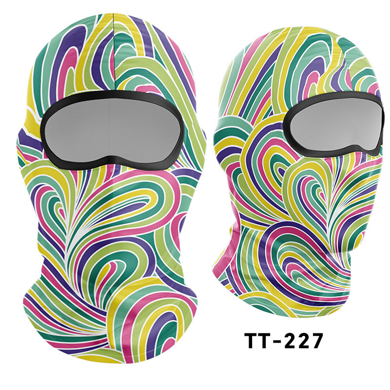 Cycling Windproof Hood Sunscreen Ice Silk Headgear