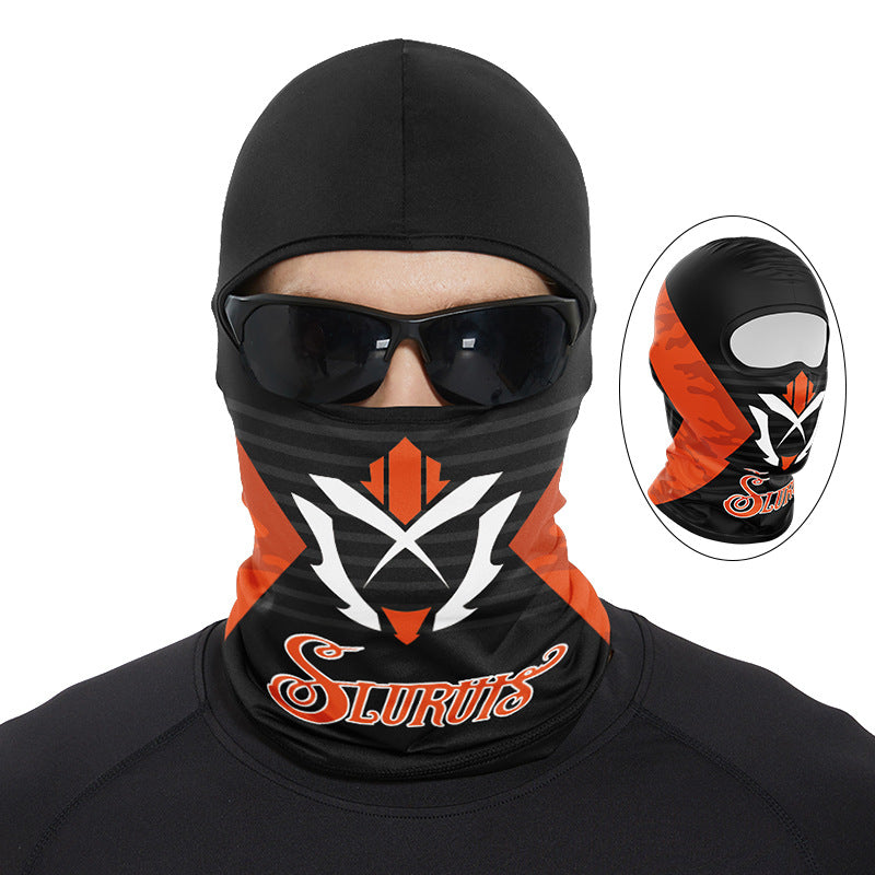 Cycling Windproof Hood Sunscreen Windproof Full Face Ice Silk Mask