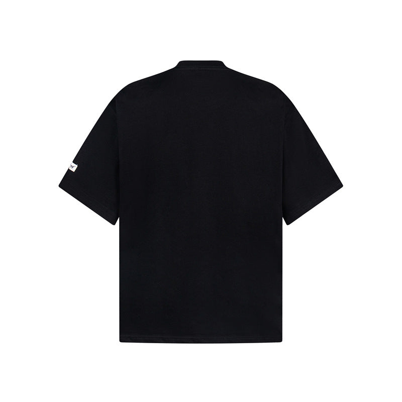 Camisas Retros Vintage OK Alphabet Short Sleeve Men's and Women's T-Shirts