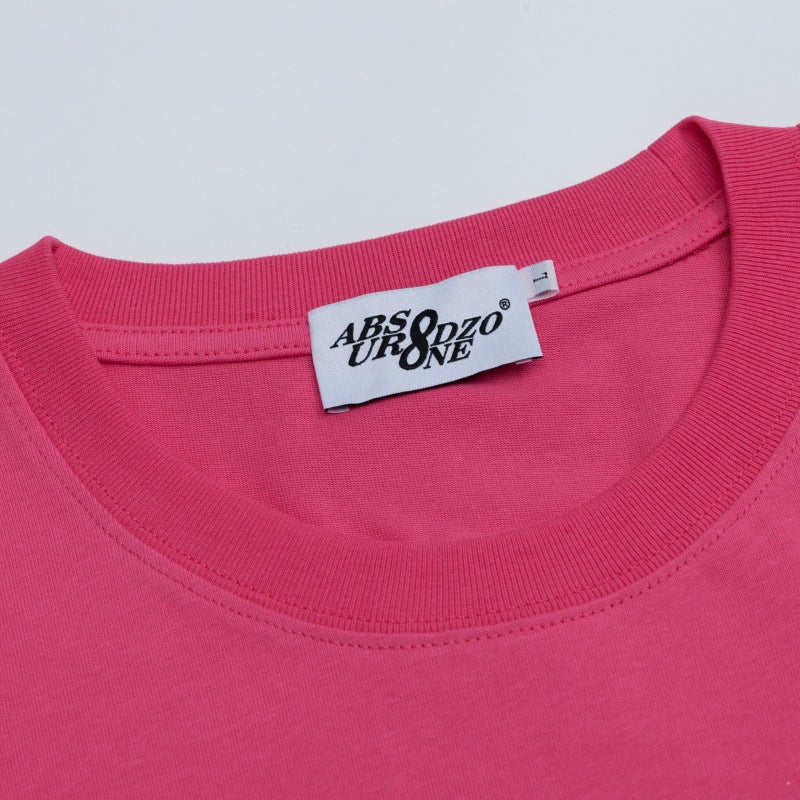Camisetas streetwear Summer Vintage Alphabet Print Casual Loose Short Sleeve T-Shirt