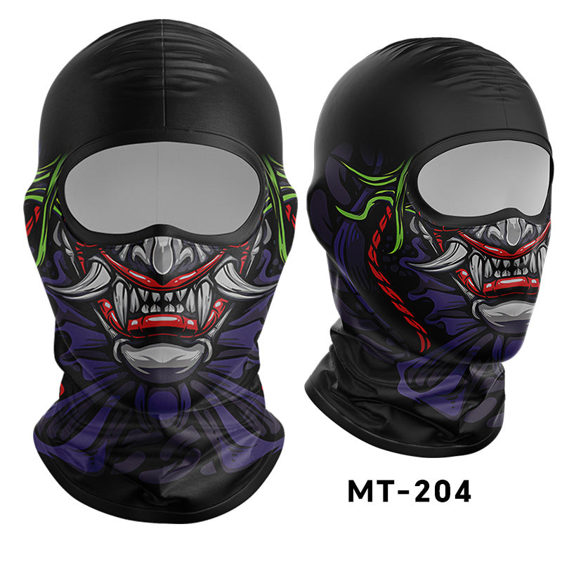 Cycling Windproof Hood Sunscreen Ice Silk Lining Cap Men's and Women's Face