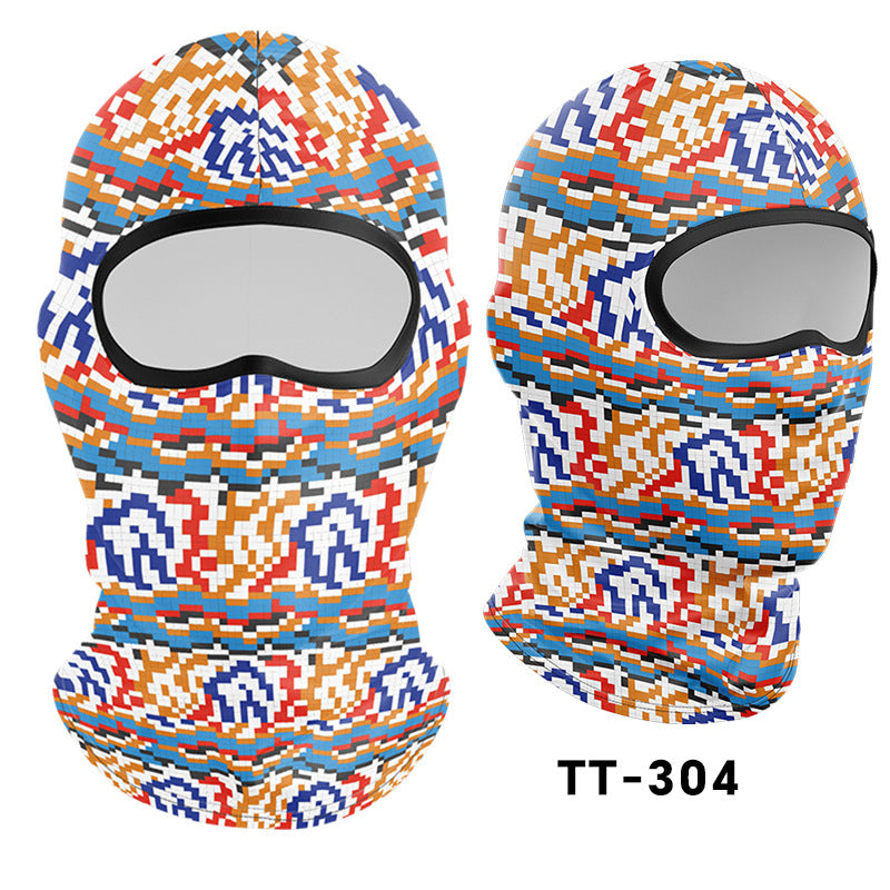 Cycling Windproof Hood Sunscreen Mask Scarf Integrated Lining