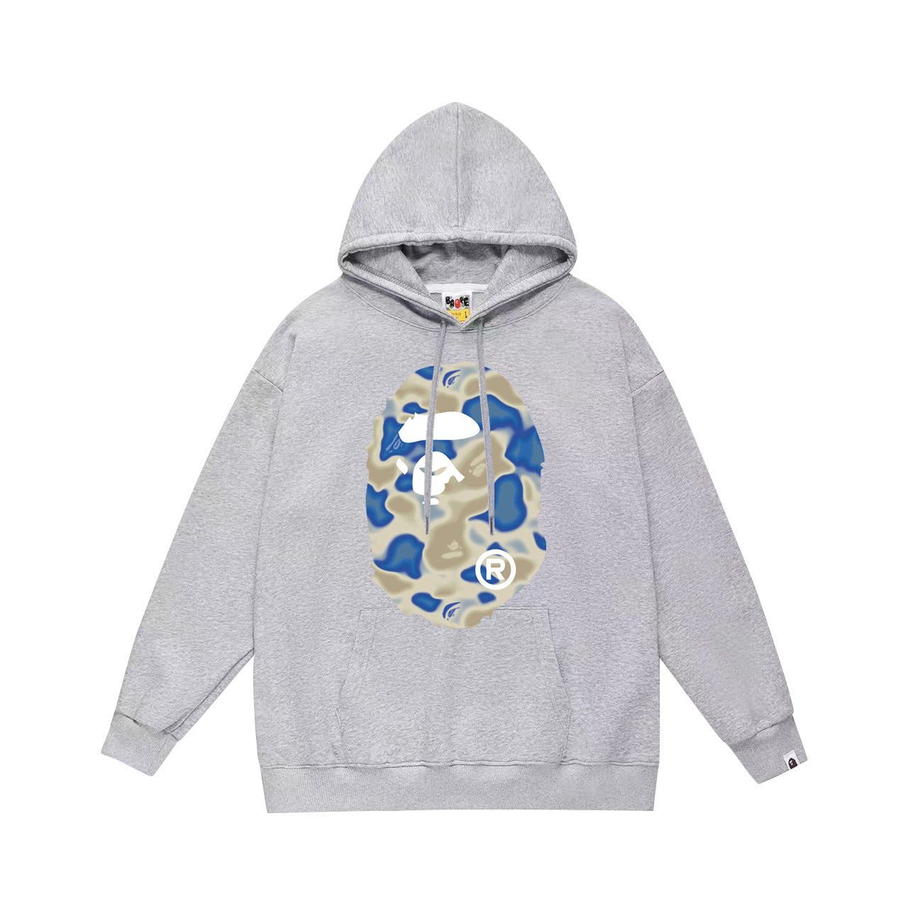 Ape Hoodie Autumn/Winter Letter Print Loose Hoodie Pullover Ape Sweater