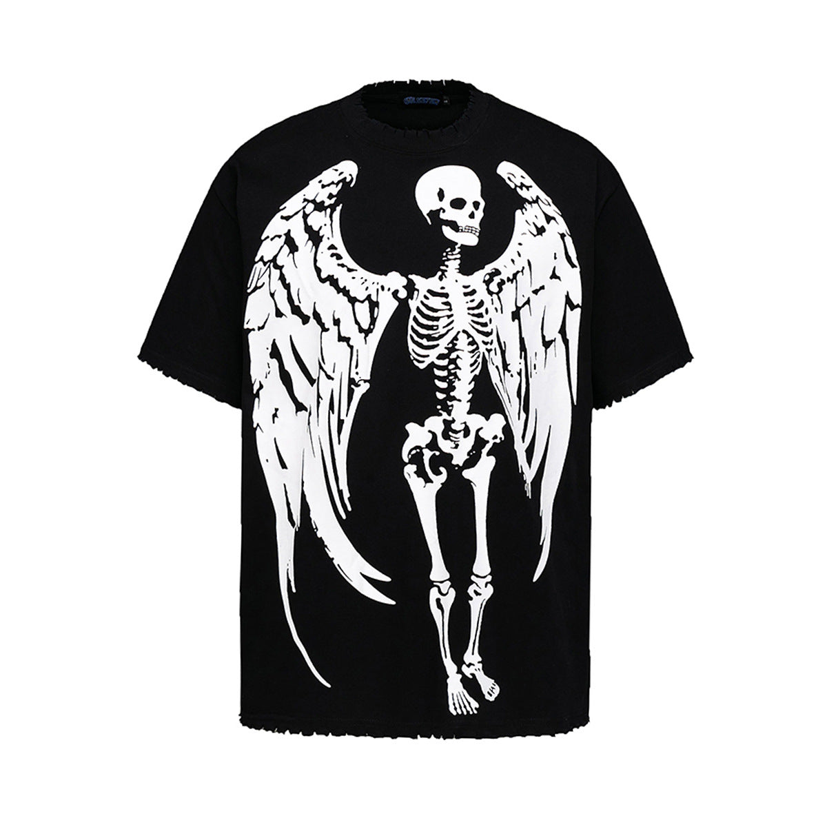 T shirt vintage usa summer skull skeleton devil print t-shirt short sleeve