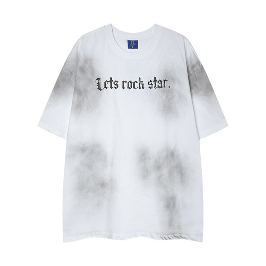 Camisas Retros Vintage Loose Short Sleeve T-Shirt
