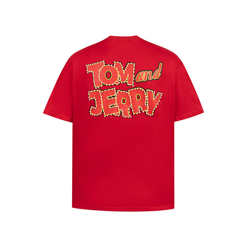 Nyc 1990 Shirt Summer Top Loose Cartoon Short Sleeve T-Shirt