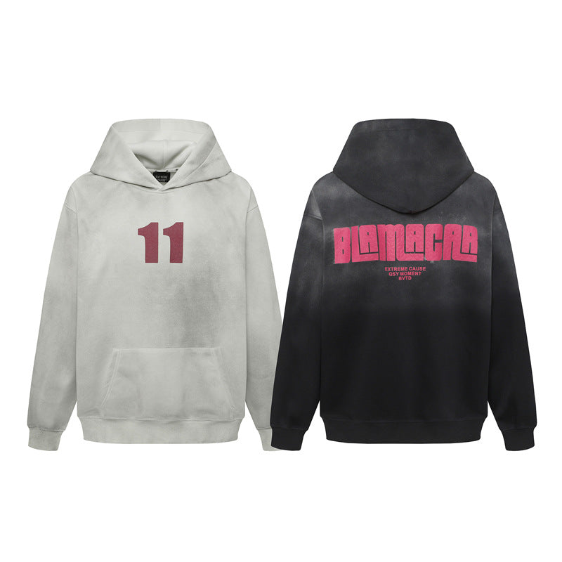 Streetwear Hoodie Vintage Hooded Sweater Men's Loose Hip Hoodie
