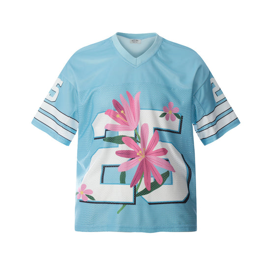 Hip hop clothing new york summer flower short-sleeved hiphop quick-drying hollowed-out t-shirt