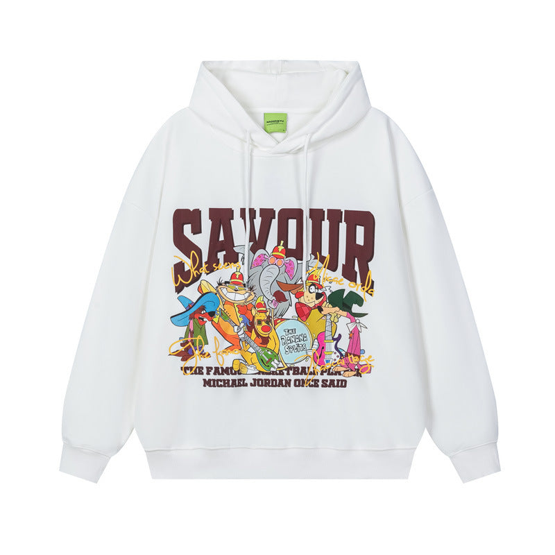 Vice streetwear hooded sweater autumn and winter loose hoodie