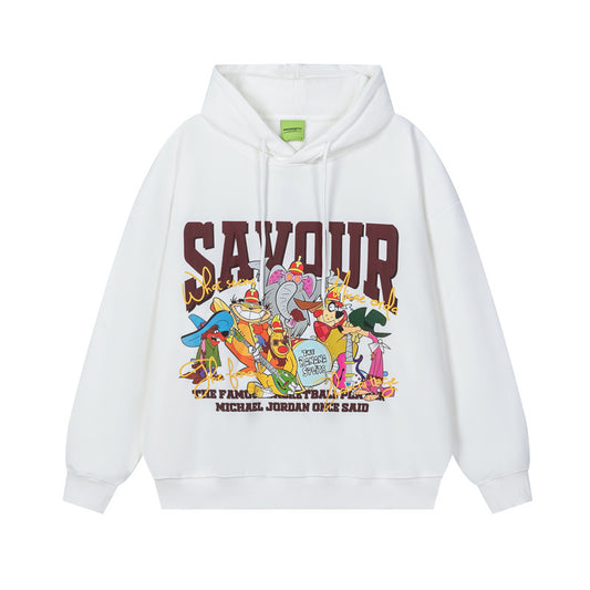 Vice streetwear hooded sweater autumn and winter loose hoodie