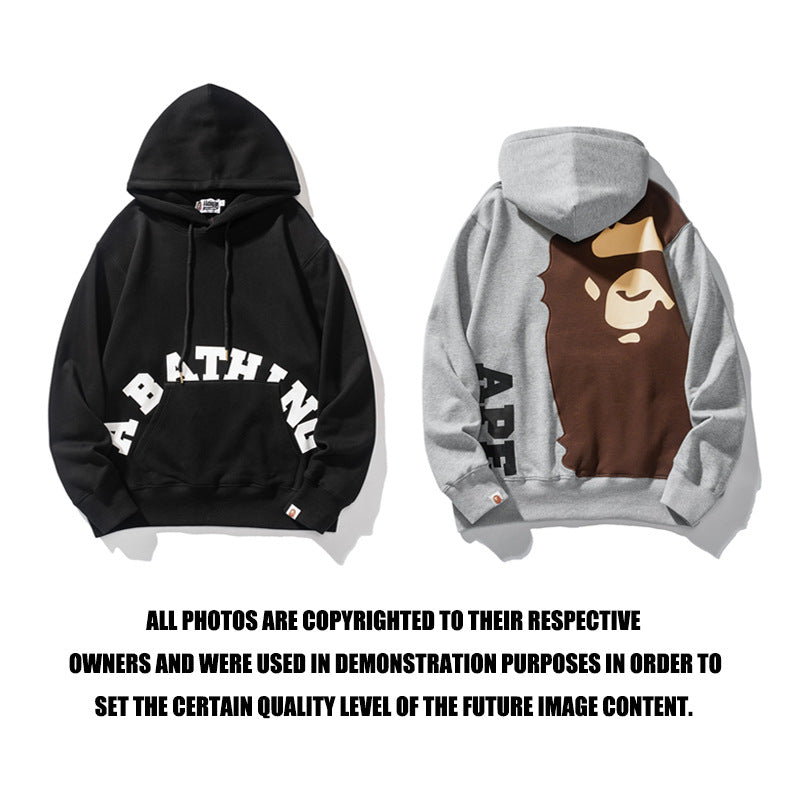 Ape Hoodie Sports Hooded Sweater Men's and Women's Hoodies