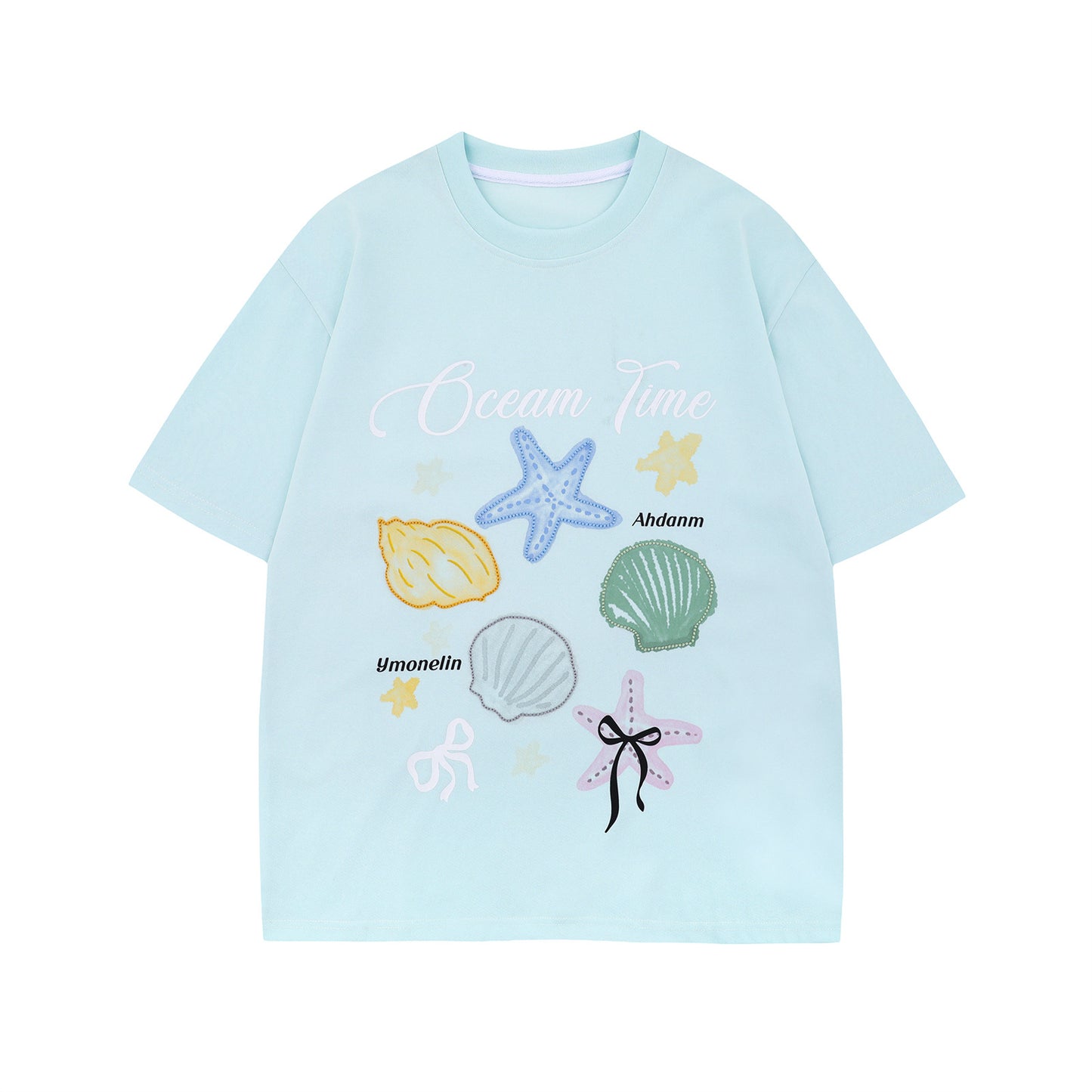 Nyc T Shirt Vintage Short Sleeve T-Shirt Summer Loose Casual Top